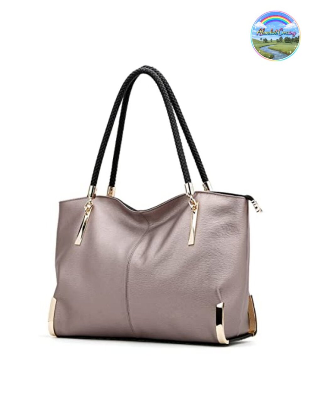 Genuine Leather Large Capacity Tote Handbag for Women Shoulder Purse
